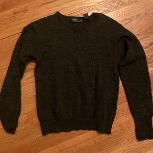 Dark grey 100% merino wool sweater